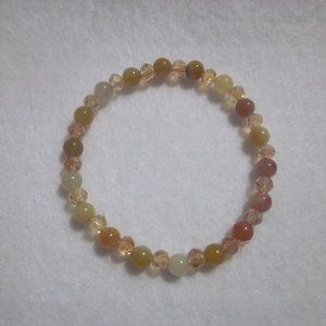Natural Color Stretch Bracelet
